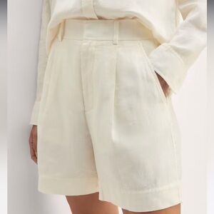 Everlane linen tailored shorts